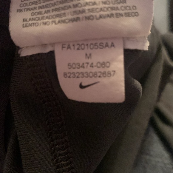 Nike Capri Dri-Fit  "Just Do It' Athletic Leggings Size M - Picture 7 of 9